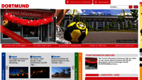 What Dortmund-tourismus.de website looked like in 2017 (6 years ago)