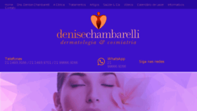 What Denisechambarelli.com.br website looked like in 2017 (6 years ago)