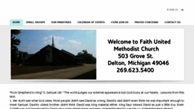 What Deltonfaithchurch.com website looked like in 2017 (6 years ago)