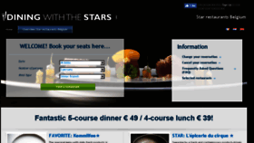 What Diningwiththestars.be website looked like in 2017 (6 years ago)