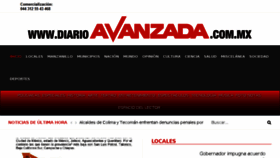 What Diarioavanzada.com.mx website looked like in 2017 (6 years ago)