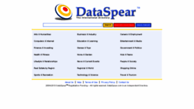 What Dataspear.com website looked like in 2017 (6 years ago)