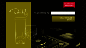What Drinkify.org website looked like in 2017 (6 years ago)