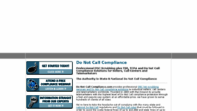 What Donotcallcompliance.com website looked like in 2017 (6 years ago)