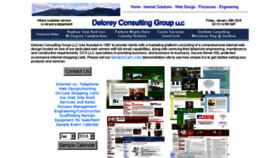 What Delorey.com website looked like in 2017 (6 years ago)