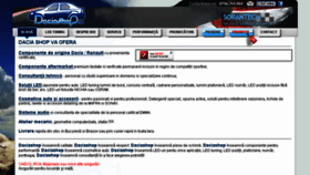 What Daciashop.ro website looked like in 2017 (6 years ago)