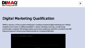 What Dimaq.pl website looked like in 2017 (8 years ago)