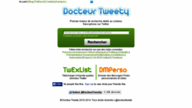 What Docteur-tweety.com website looked like in 2017 (6 years ago)