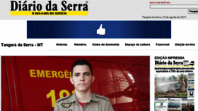 What Diariodaserra.inf.br website looked like in 2017 (6 years ago)