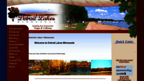 What Detroitlakes.com website looked like in 2017 (6 years ago)