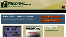 What Delcochamber.org website looked like in 2017 (6 years ago)