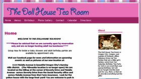 What Dollhousetearoom.com website looked like in 2017 (6 years ago)