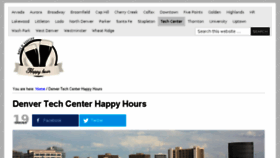 What Dtchappyhour.com website looked like in 2017 (6 years ago)