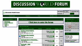 What Discussionworldforum.com website looked like in 2017 (6 years ago)