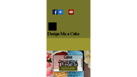 What Designmeacake.com website looked like in 2017 (6 years ago)