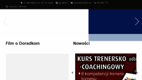 What Doradkom.pl website looked like in 2017 (6 years ago)