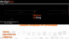 What Designtec.com.br website looked like in 2017 (6 years ago)