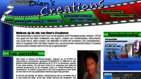 What Dianscreations.nl website looked like in 2017 (6 years ago)