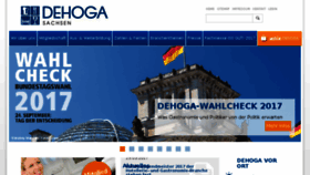 What Dehoga-sachsen.de website looked like in 2017 (6 years ago)