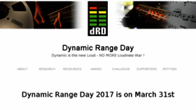 What Dynamicrangeday.co.uk website looked like in 2017 (6 years ago)