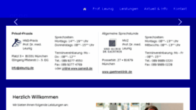 What Dr-leunig.de website looked like in 2017 (6 years ago)