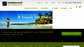 What Datawire.ch website looked like in 2017 (6 years ago)