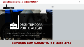 What Desentupidorapoa.com.br website looked like in 2017 (6 years ago)
