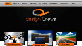 What Designcrews.com website looked like in 2017 (6 years ago)