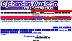 What Djchandanimusic.in website looked like in 2017 (6 years ago)