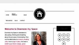 What Downsizemyspace.com website looked like in 2017 (6 years ago)