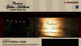 What Dunmorefuneralhome.com website looked like in 2017 (6 years ago)