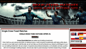 What Draw-fixed-matches.com website looked like in 2017 (6 years ago)