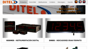 What Ditel.es website looked like in 2017 (6 years ago)