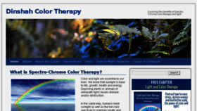 What Dinshahcolortherapy.com website looked like in 2017 (6 years ago)