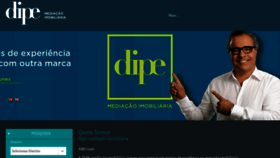 What Dipe.pt website looked like in 2017 (6 years ago)
