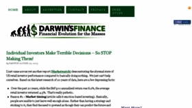What Darwinsfinance.com website looked like in 2017 (6 years ago)