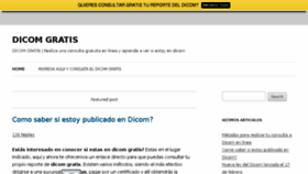 What Dicomgratis.org website looked like in 2017 (6 years ago)