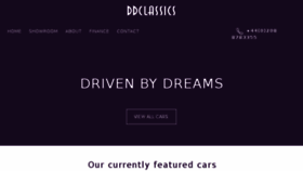 What Ddclassics.com website looked like in 2017 (6 years ago)