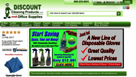 What Discountcleaningproducts.com website looked like in 2017 (6 years ago)