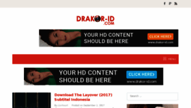 What Drakor-id.com website looked like in 2017 (6 years ago)