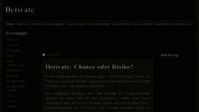 What Derivate-infos.de website looked like in 2017 (6 years ago)