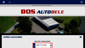 What Dosautodele.dk website looked like in 2017 (6 years ago)