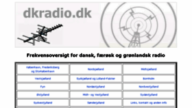 What Dkradio.dk website looked like in 2017 (6 years ago)
