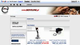 What Dentline.pl website looked like in 2017 (6 years ago)