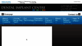 What Dentalimplantcentre.com website looked like in 2017 (6 years ago)