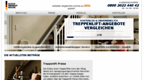 What Deutsche-treppenlift-beratung.de website looked like in 2017 (6 years ago)