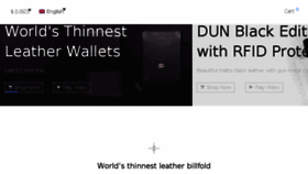 What Dunwallets.com website looked like in 2017 (6 years ago)