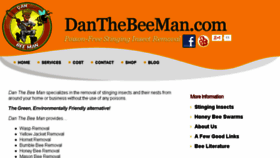 What Danthebeeman.com website looked like in 2017 (6 years ago)