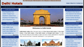 What Delhihotels-india.com website looked like in 2017 (6 years ago)