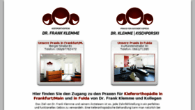 What Drklemme.de website looked like in 2017 (6 years ago)